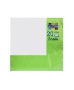 Салфетки 330х330 мм 2-сл., диз. "Цвет лайма", разноцв., бум., 20 шт/упак "МИСТЕРИЯ"