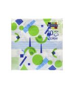 Салфетки 330х330 мм 2-сл., диз. "Мохито", разноцв., бум., 20 шт/упак "МИСТЕРИЯ"