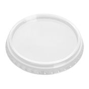 Крышка d 95мм, плоская, прозрачная, без отверстия