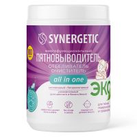Отбеливатель-пятновыводитель "Synergetic" Эко, кислородный, порошок, 900 г 4 шт/кор РОССИЯ 121103