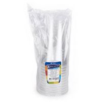 Стакан одноразовый 330 мл, прозр., ПП, 6 шт/упак "МИСТЕРИЯ" 336 шт/кор РОССИЯ 10520