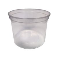 Контейнер для пресервов 500 мл, d112хh75 мм, форма "Банка", без контр. замка, без крышки, прозр., ПП, 25 шт/упак 500 шт/кор РОССИЯ 500/112