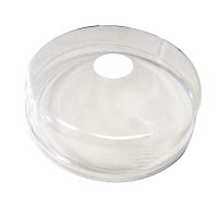 Крышка для стакана d95 мм полукупольная с отверстием, прозр., ПЭТ, 100 шт/упак 1 000 шт/кор РОССИЯ 990082