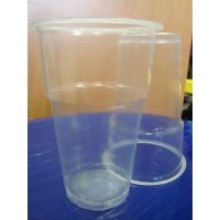 Стакан для холодных напитков 500 миллилитров, Факел, полупрозрачный