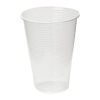 Стакан одноразовый 200 мл для холодных и горячих напитков, прозрачный, Эконом