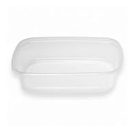 Контейнер 125 мл, прямоугольный, 108х82х22 мм, полупрозрачный