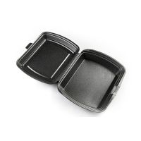 Ланч-бокс 1-секц. 247х206х70 мм, черн., ВПС, 100 шт/кор 100 шт/упак РОССИЯ