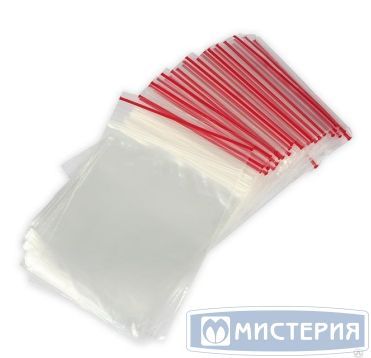 Пакет Zip-Lock 80х120 мм, прозр., ПВД, 100 шт/упак 160 упак/кор КИТАЙ