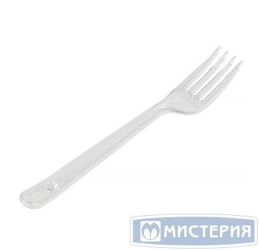 Вилка одноразовая Кристалл 180 мм, прозр., ПС, 50 шт/упак 2 500 шт/кор РОССИЯ 4009-кп