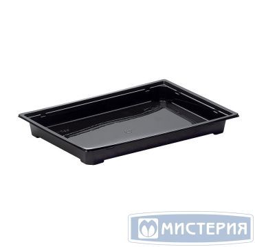 Контейнер для суши, прямоугольный,235x162х25мм, черный