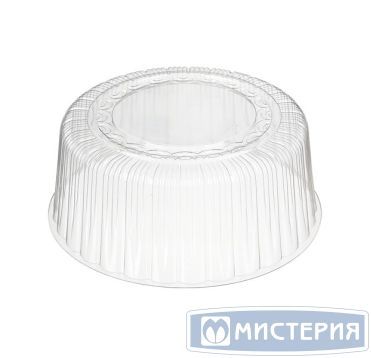 Упаковка для торта [крышка] d295хh116[d277хh110] мм, прозр., ОПС, 110 шт/кор "Комус" 110 шт/упак РОССИЯ Т-265К (Т)