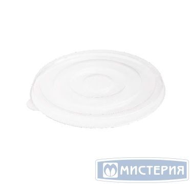 Крышка к контейнеру d154хh10 мм, прозр., ПЭТ, 45 шт/упак "OSQ" Round Bowl flat lid 270 шт/кор РОССИЯ Flat PET lid , RB750,1000/RB flat lid