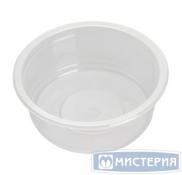 Контейнер круглый 250 мл, полупрозрачный 