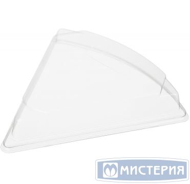 Упаковка для кондит. изделий [крышка] треуг. 194х194х31[190х190х30] мм, прозр., ОПС, 600 шт/кор "Комус" 600 шт/упак РОССИЯ ПК-1К