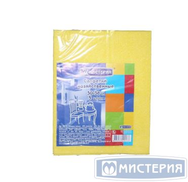 Салфетка хозяйственная из вискозы и полиэстера, 30х38 см