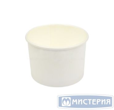 Креманка 250 мл, d93хh65 мм, без окна, без крышки, бел., карт., 50 шт/упак 800 шт/кор РОССИЯ