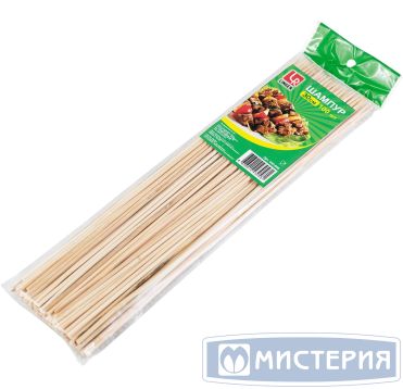 Палочки для шашлыка 300 мм, d2,5 мм, бамбук, 100 шт/упак 100 упак/кор КИТАЙ 440-603