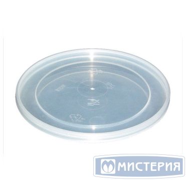 Крышка для контейнера под пресервы и мёд, кругл., d 122мм, прозрачная, ПП