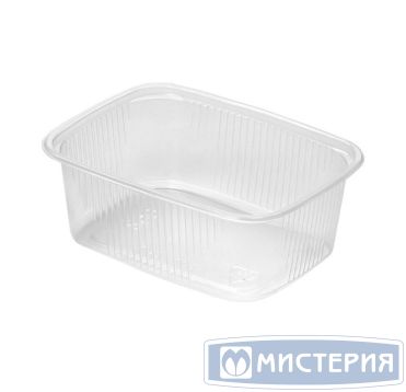 Контейнер 250 мл 1-секц. 108х82х46 мм, серия 108, без крышки, прозр., ПП, 100 шт/упак "Clarity" 1 000 шт/кор РОССИЯ 108-250
